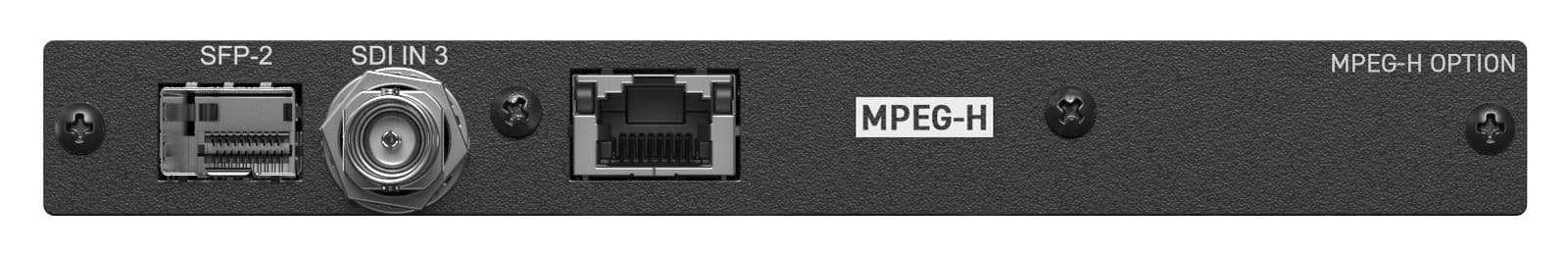 OPT-MPEG-H — rear panel