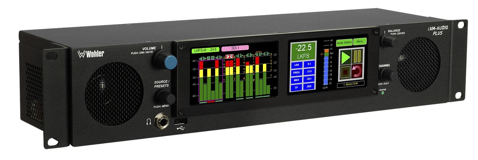 iAM-AUDIO-2+ — angled view