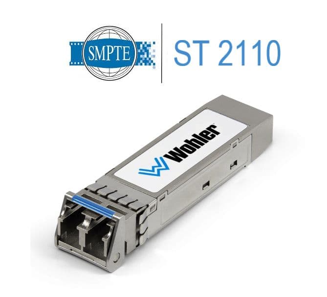SFP-2110 with NMOS or Ember+ — front panel