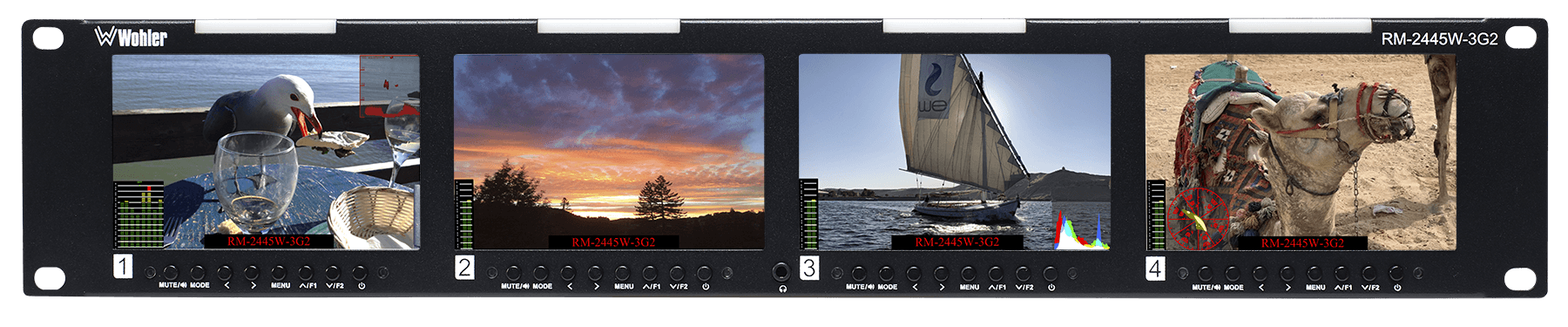 RM-2445W-3G2 Front Panel