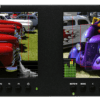 RM-3270W-3G2 – Dual screen 7″ LCD rack monitor with 3G-SDI & HDMI Front Panel